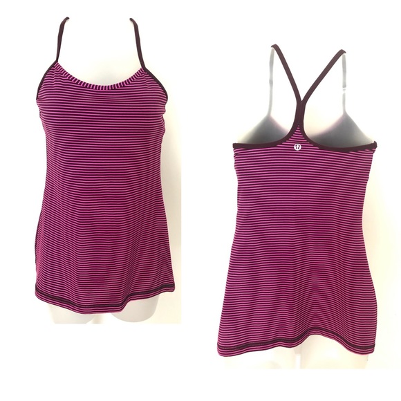 EUC! LULULEMON POWER Y ATHLETIC TOP - Picture 3 of 6